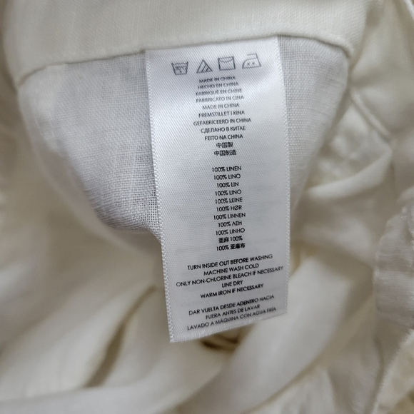 Michael Kors Women's Linen Casual Pants Size 12. Waist 38" Inseam 32" - Picture 10 of 10